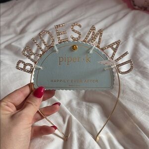 NWT Bridesmaid Headband
